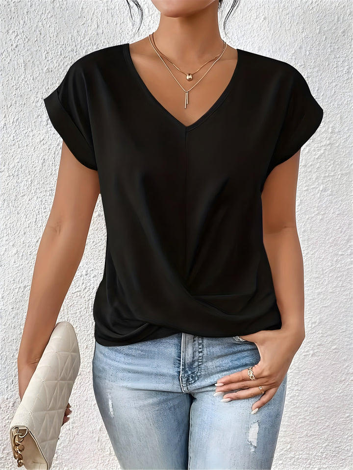 ANA | Elegant Casual Blouse with V-Neck