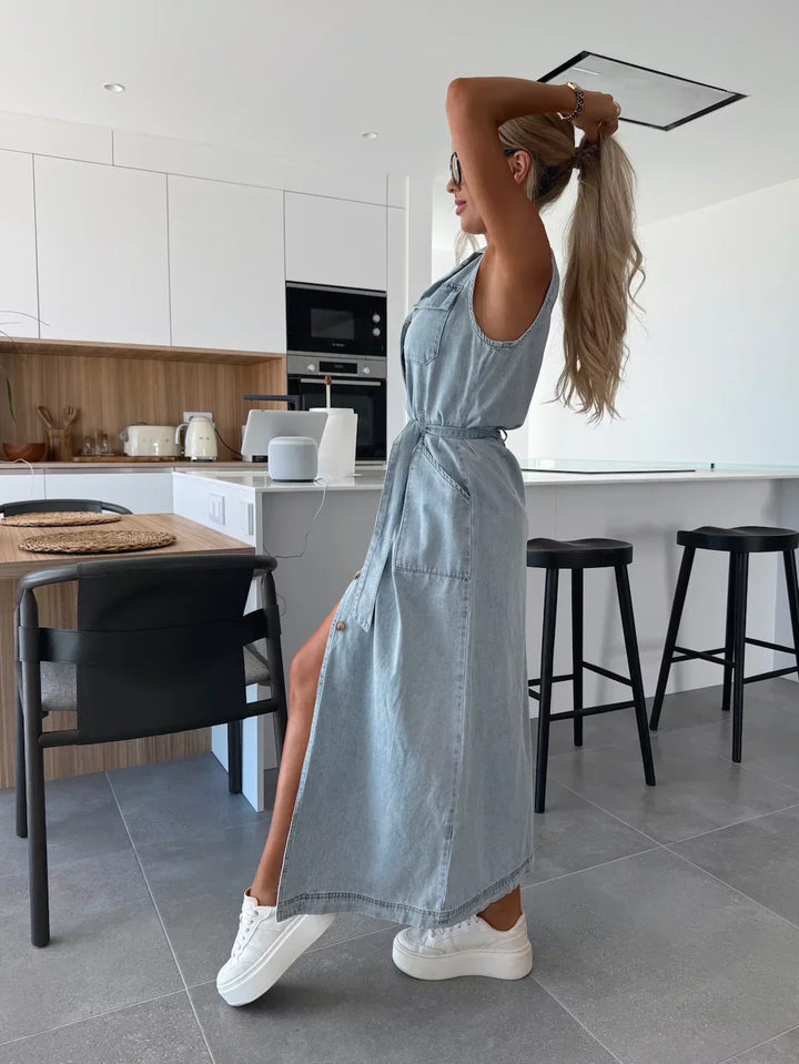 Lily | Maxi Denim Dress