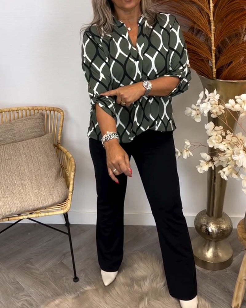 NORAS | Graphic Pattern Blouse