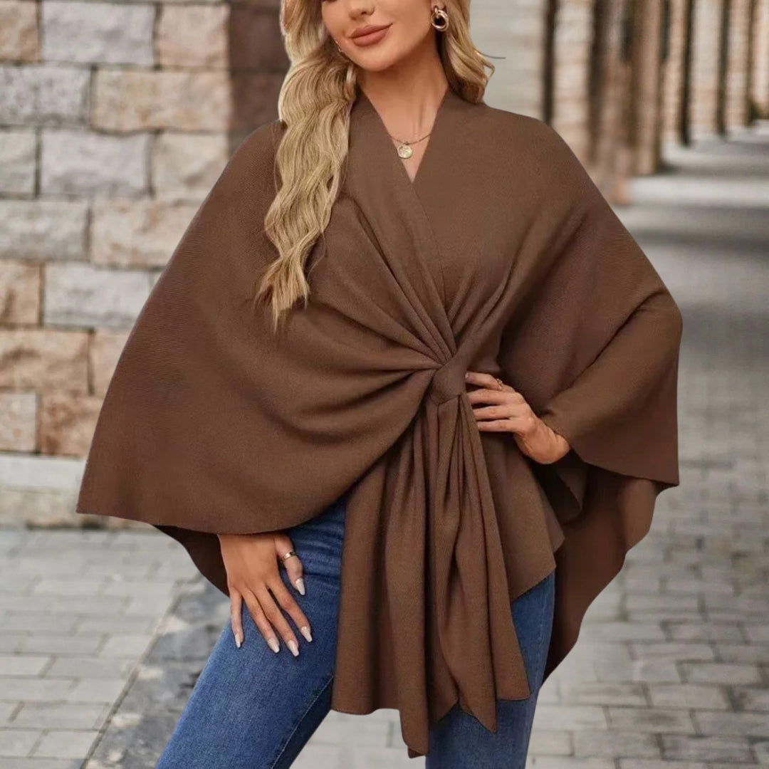 Sarah | Elegant Poncho Sweater