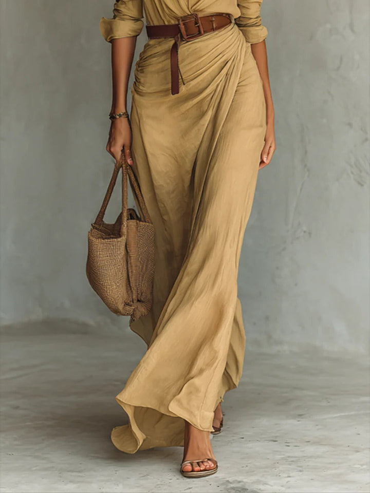 Runa | Custom Long Dress with Long Sleeves