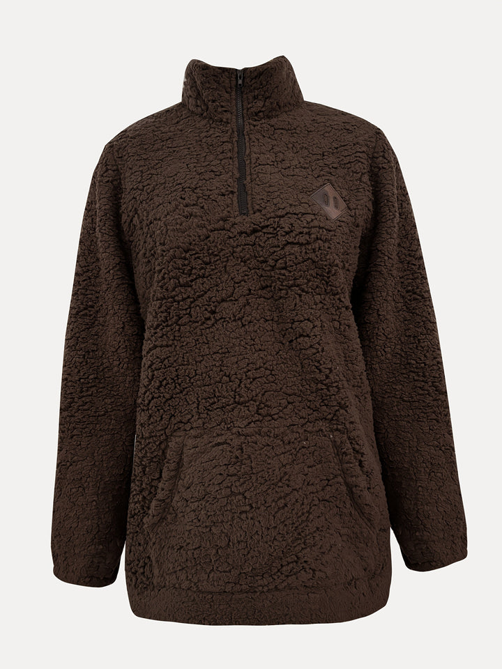 NOREEN | Teddy Zip Sweater