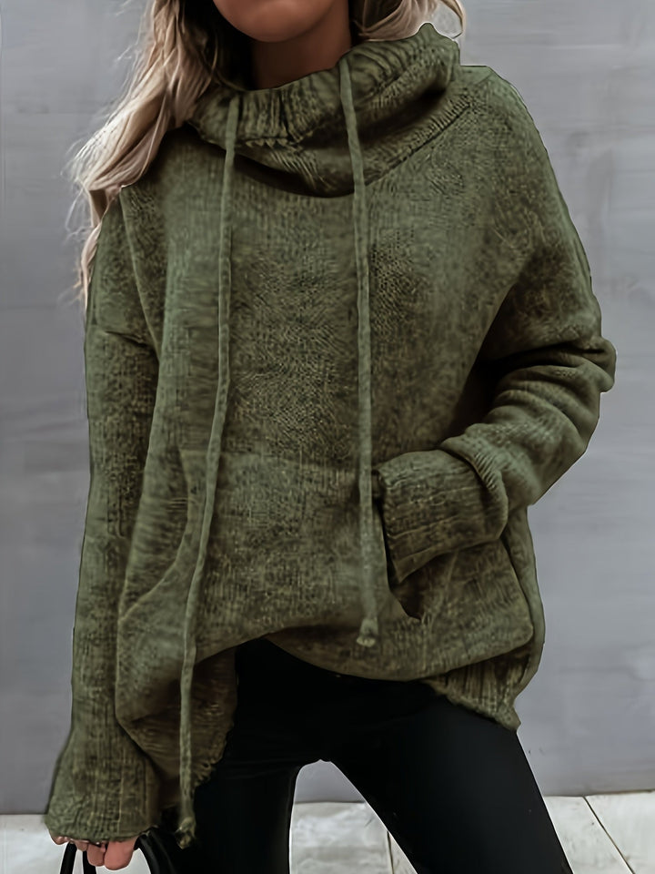 ZELINA | Long Sleeve Pullover with Pocket