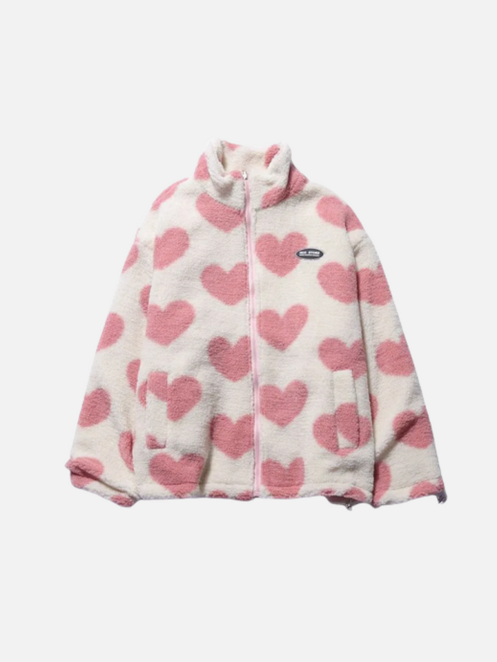 BacioDeluxe | Double-sided Heart-shaped Coat