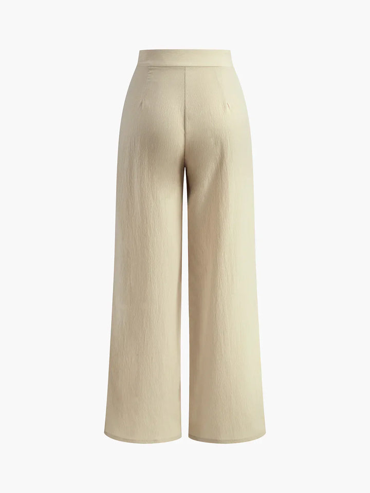Wide Pleated Pants Old Money Style