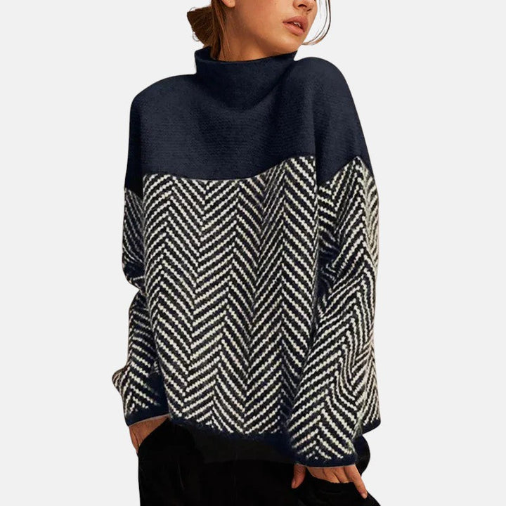 Juliet | Herringbone Knit Sweater