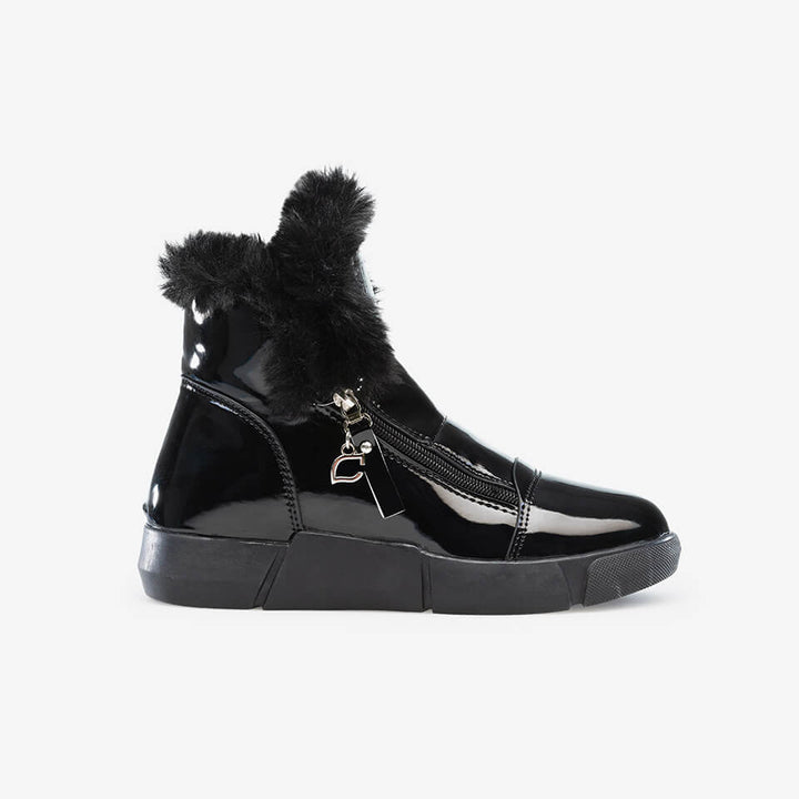 Gianina | Elegant Ankle Boots Wrapped in Crystal
