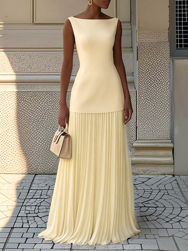 Willow | Pleated Maxi Dress