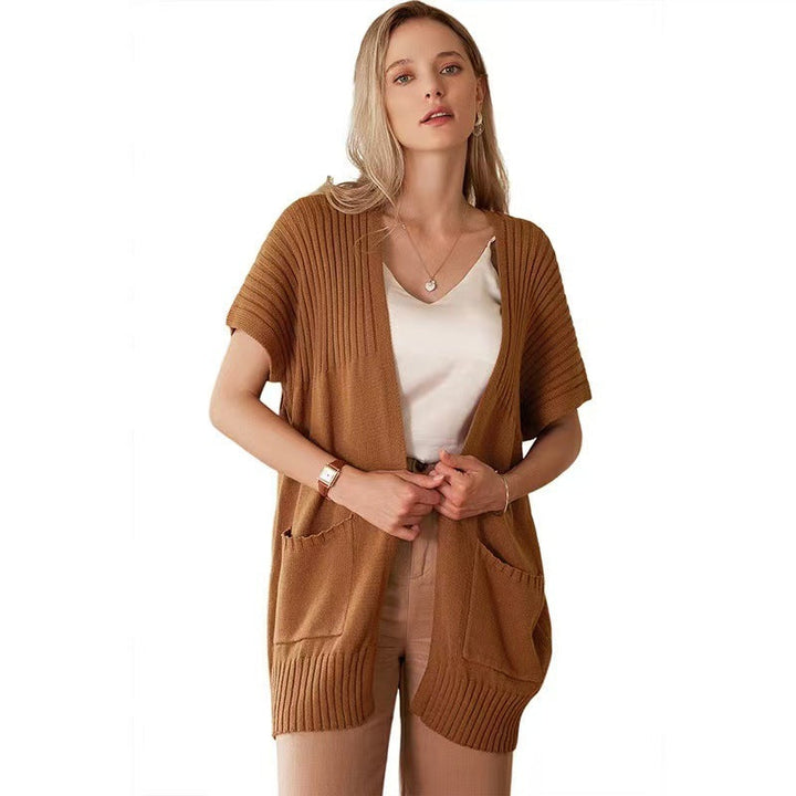Cristina | Lightweight Knitted Cardigan with Front Opening