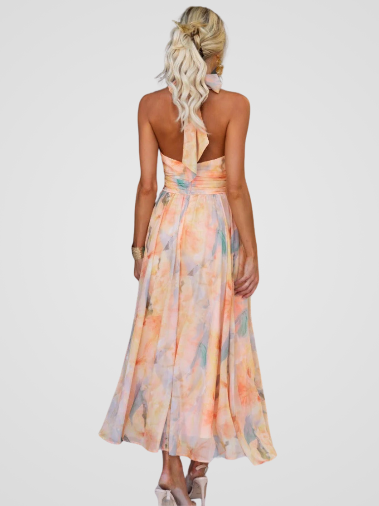 Leana | Floral Midi Dress