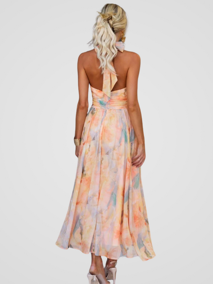 Leana | Floral Midi Dress