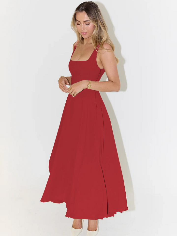 Sleeveless Midi Corset Dress for Women