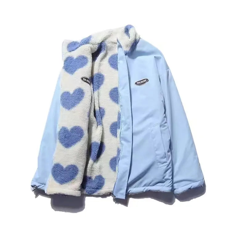 BacioDeluxe | Double-sided Heart-shaped Coat