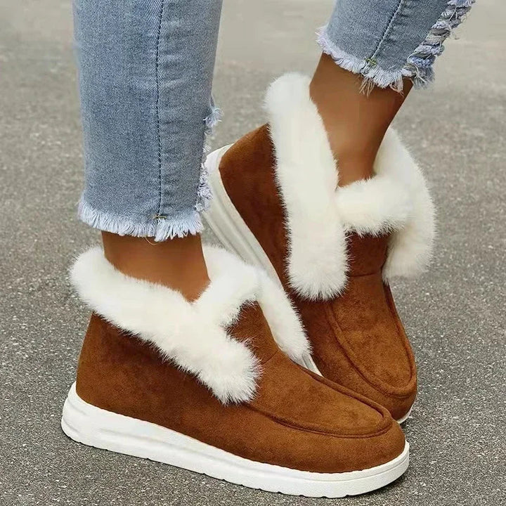 OrthoChic™ – Botine Femei din Pluș