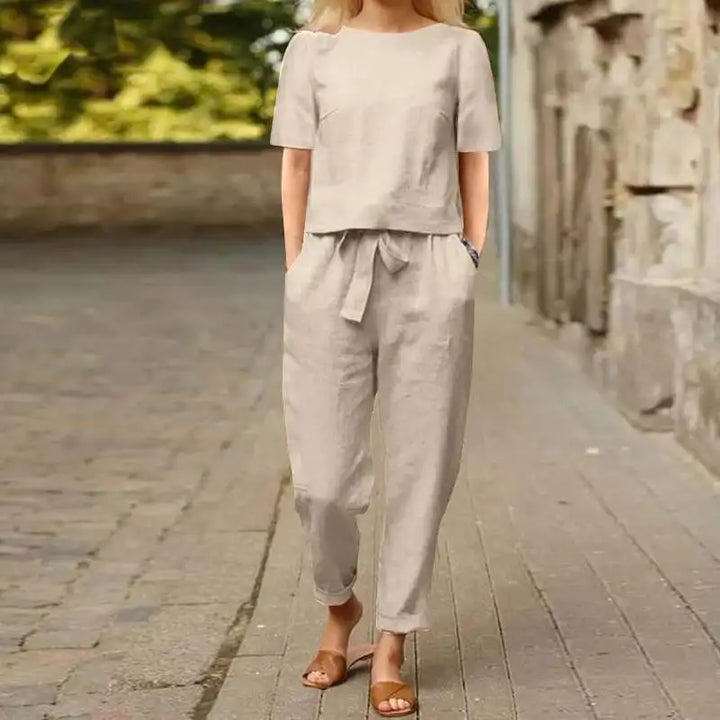 Lily | Linen Two-Piece Set
