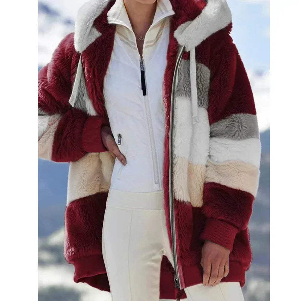 PlaidFusion™ - Women's Hooded Coat