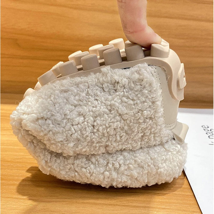 Luna™ Pantofi Plati Pufosi