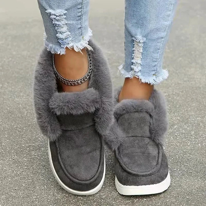 OrthoChic™ – Botine Femei din Pluș