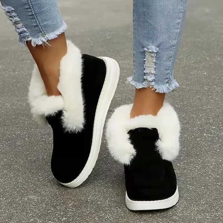 OrthoChic™ – Botine Femei din Pluș