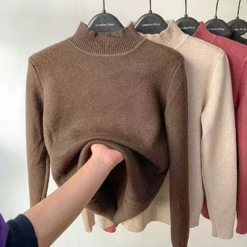JOYCE | High Neck Sweater with Extra Insulation