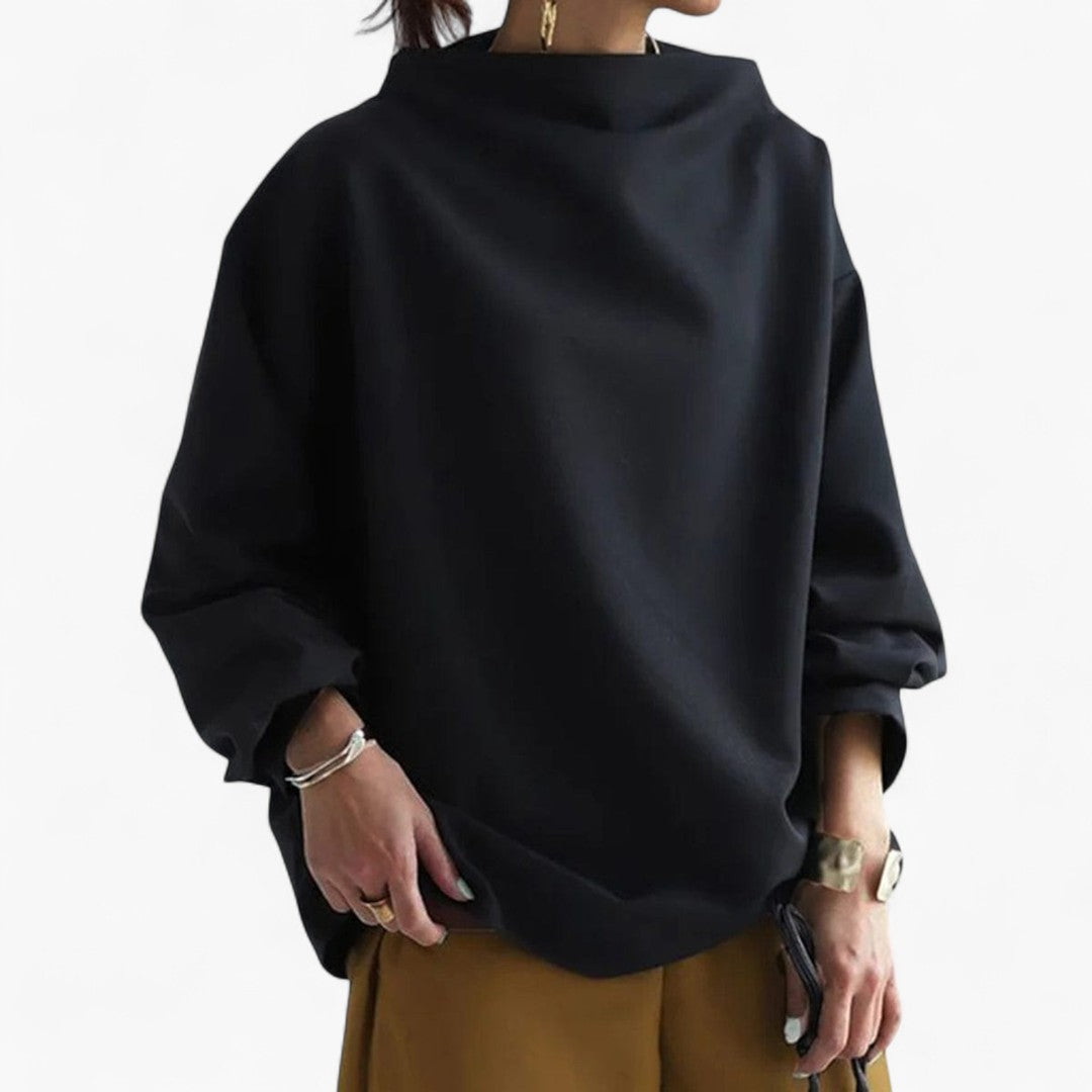 LAIMA | Soft Sweater with High Collar