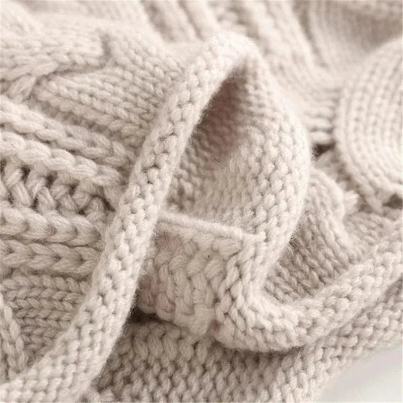Felicia | Cashmere Sweater with Woven Pattern