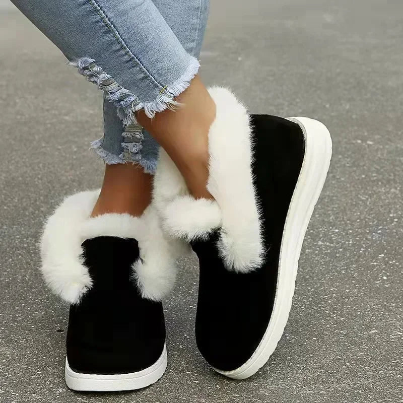 OrthoChic™ – Botine Femei din Pluș
