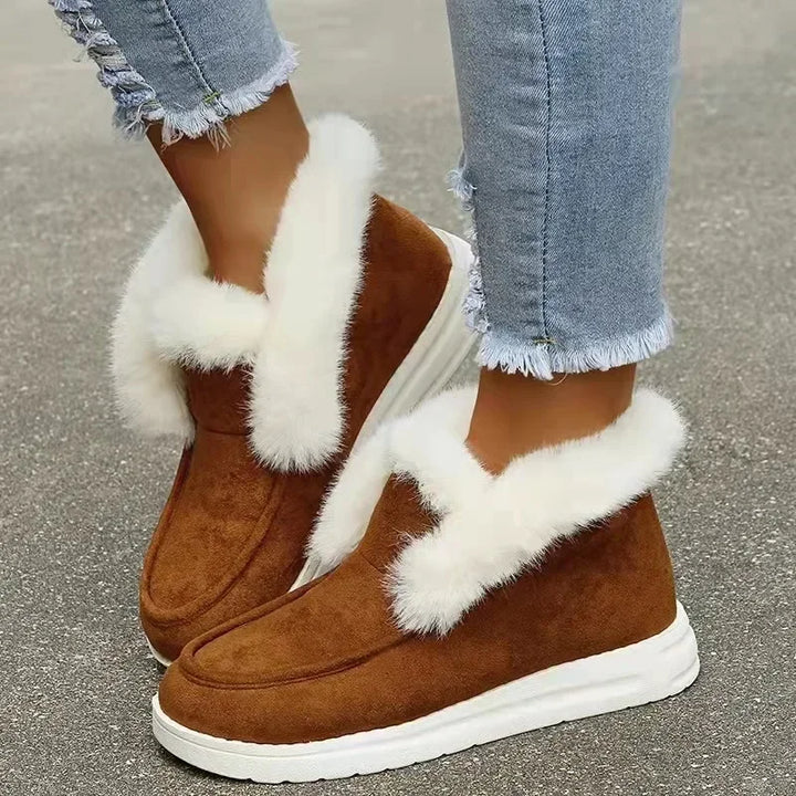 OrthoChic™ – Botine Femei din Pluș
