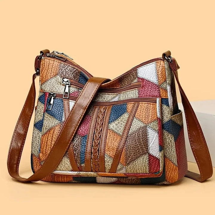 SOLARA | Mosaic Leather Bag