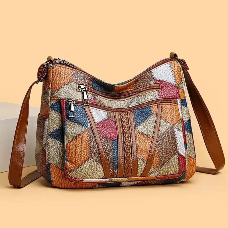 SOLARA | Mosaic Leather Bag