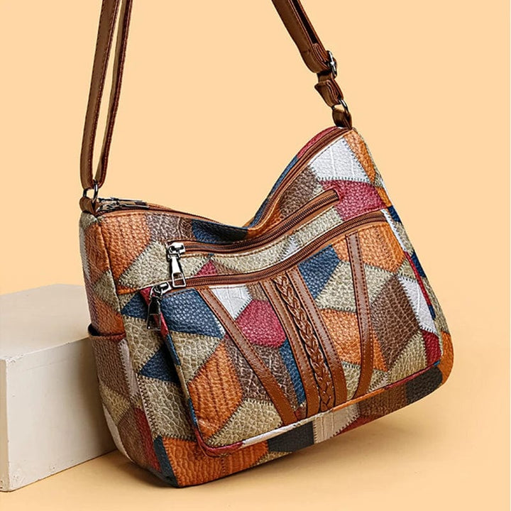 SOLARA | Mosaic Leather Bag