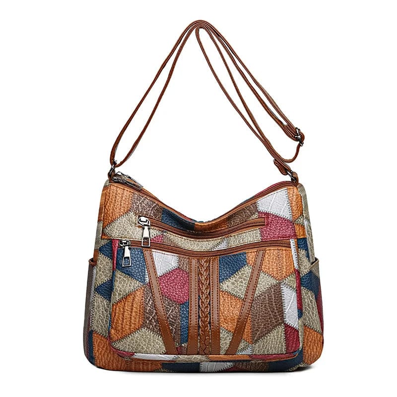 SOLARA | Mosaic Leather Bag