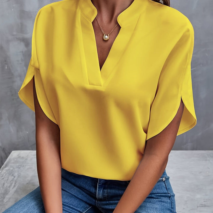 JULITA | Elegant Blouse with Drapes