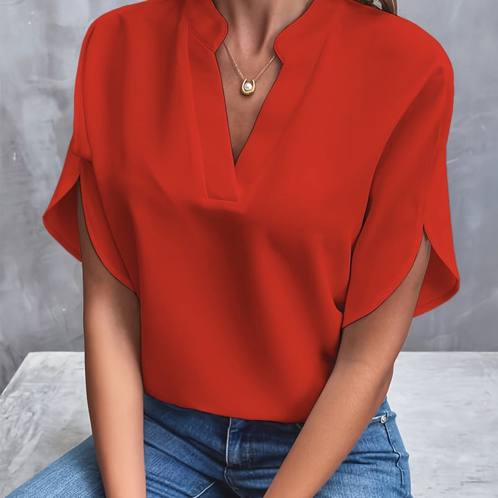 JULITA | Elegant Blouse with Drapes