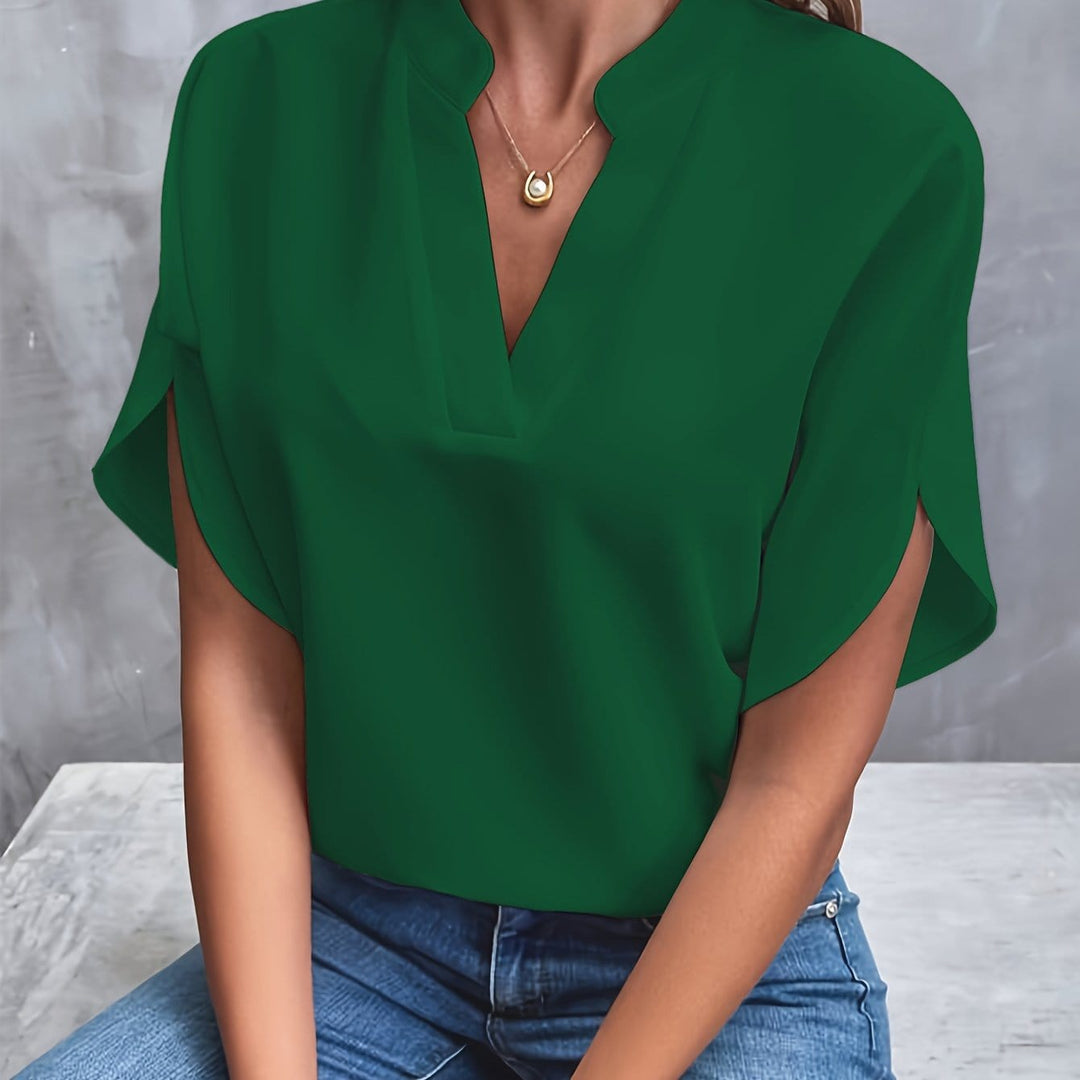 JULITA | Elegant Blouse with Drapes