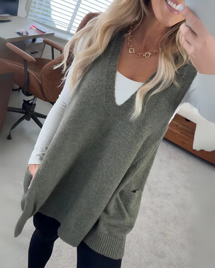 AROLA | Warm Sleeveless Sweater
