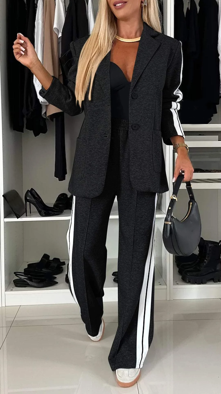 BRIELLE – SPORT LUXE BLAZER AND JOGGER