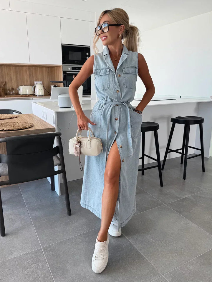 Lily | Maxi Denim Dress