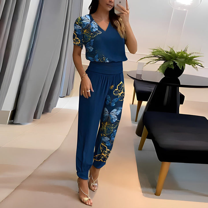 Kenzie – Modern blouse and pants set