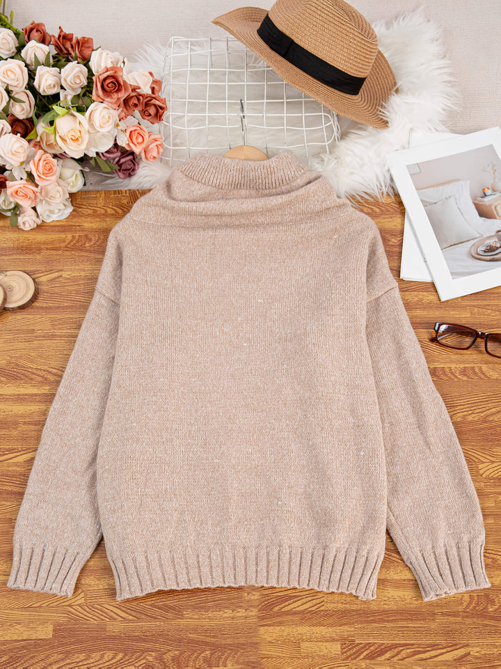 ZELINA | Long Sleeve Pullover with Pocket