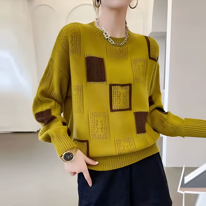 ALIDA | Women's Unique Knit Sweater