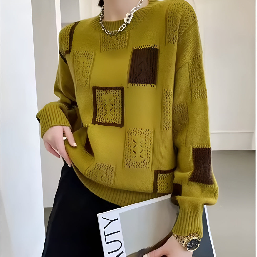 ALIDA | Women's Unique Knit Sweater