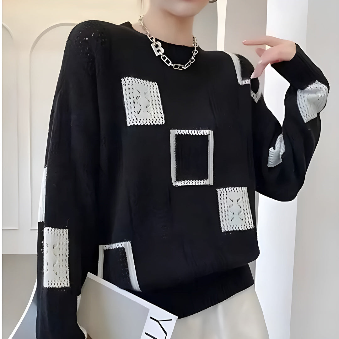 ALIDA | Women's Unique Knit Sweater