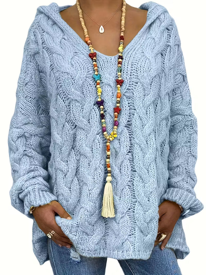 Mihaela | Informal Sweater with Long Sleeves Made of Knit