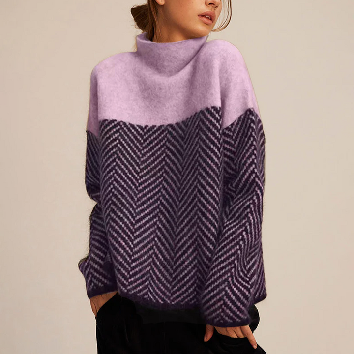 BELLE | Top modern with high collar