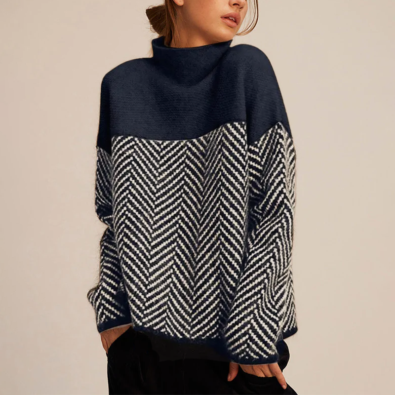 BELLE | Top modern with high collar