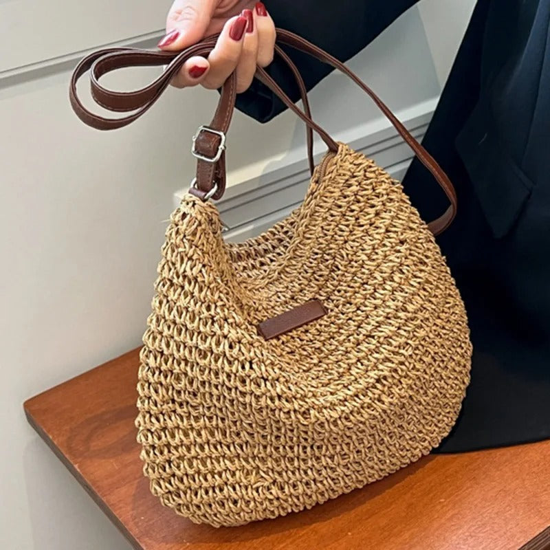 DARIA | Straw Shoulder Bag