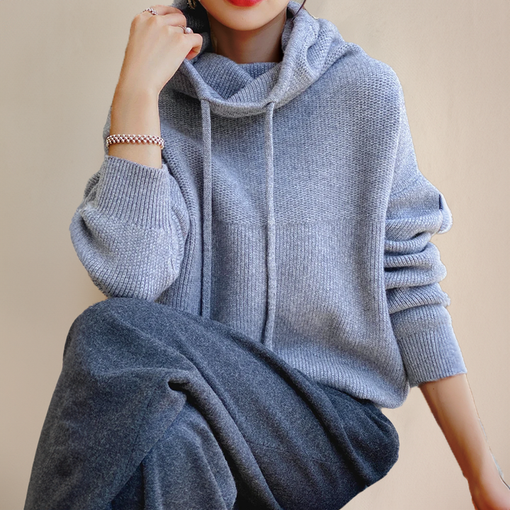 Madalina | Wool Sweater with High Neck