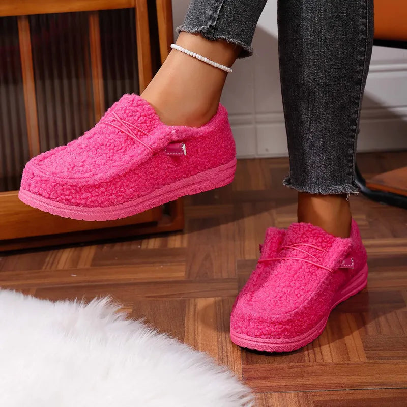 Luna | Warm Teddy Slippers