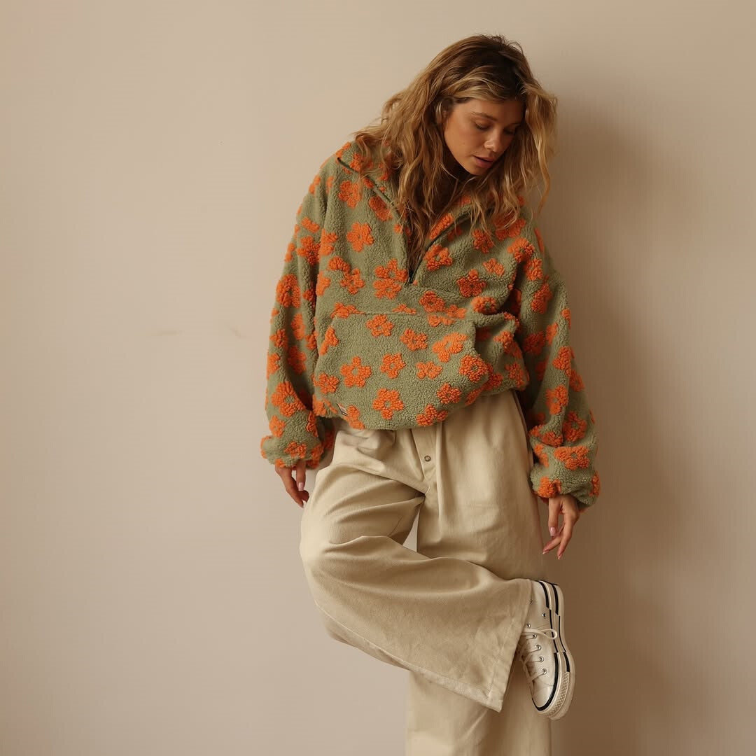Marilena | Warm Fleece Bloom Jacket
